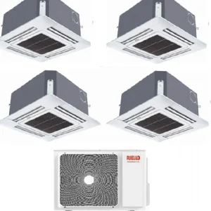Condizionatore Climatizzatore Riello Quadri Split Cassetta SET AMK P R-32 12000+12000+12000+12000 BTU Con MULTI 485 PI