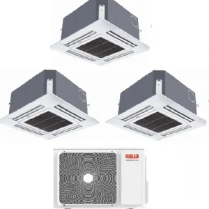 Condizionatore Climatizzatore Riello Trial Split Cassetta SET AMK P R-32 9000+12000+12000 BTU Con MULTI 370 PI