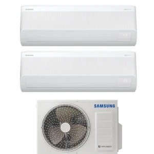 Condizionatore Climatizzatore Samsung Dual Split Inverter Windfree Avant S2 R-32 12000+18000 BTU Wi-Fi Integrato Con AJ050...