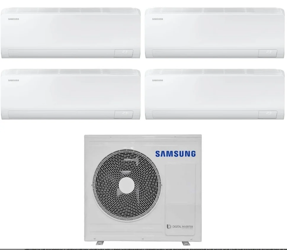 Condizionatore Climatizzatore Samsung Quadri Split inverter Cebu S2 Wi-Fi R-32 7000+7000+7000+7000 BTU Con AJ080TXJ4KG
