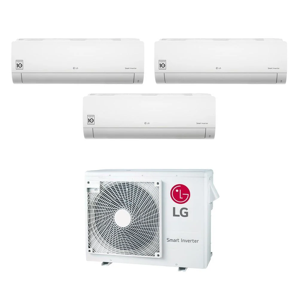 Condizionatore Climatizzatore LG Trial Split Inverter R-32 Libero Smart 9000+9000+12000 BTU Con MU3R21 U23 Wifi integrato...