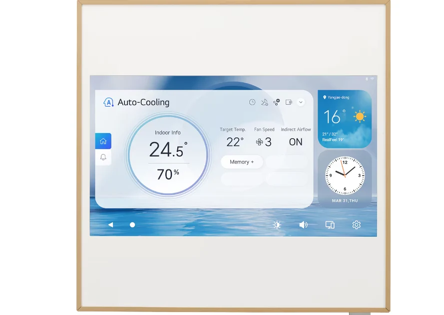 Condizionatore Climatizzatore LG Trial Split Inverter R-32 Artcool Gallery LCD 9000+9000+12000 Btu con MU3R21 Wi-Fi Integrato