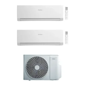 Condizionatore Climatizzatore Vaillant Dual Split Inverter R-32 climaVAIR Plus 9000+12000 BTU Con VAM1- 040A2NO Wi-Fi Inte...