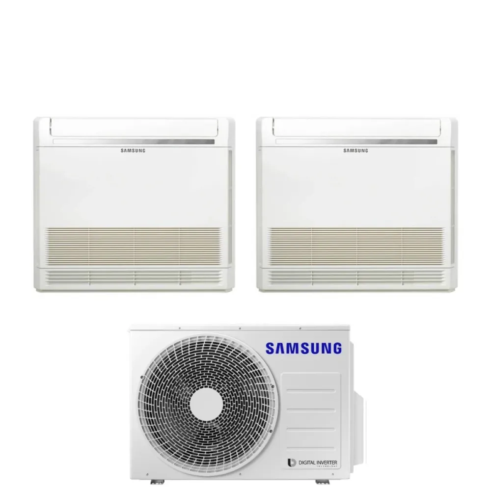 Condizionatore Dual Split Console Samsung 9+12 con AJ050TXJ2KG/EU R-32 con Telecomando