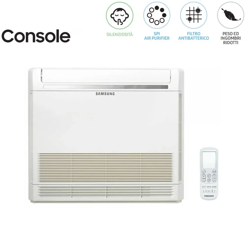 Condizionatore Dual Split Console Samsung 9+12 con AJ050TXJ2KG/EU R-32 con Telecomando