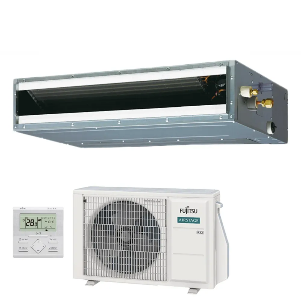 Condizionatore Fujitsu Canalizzabile Bassa Prevalenza serie KL ECO 14000 Btu ARXG14KLLAP R-32 Wi-Fi Optional