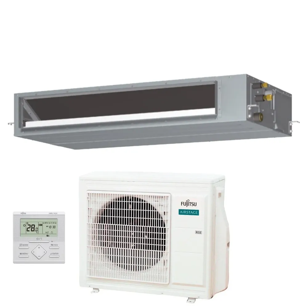 Condizionatore Fujitsu Canalizzabile serie KMTAP 24000 Btu ARXH24KMTAP R-32 Wi-Fi Optional