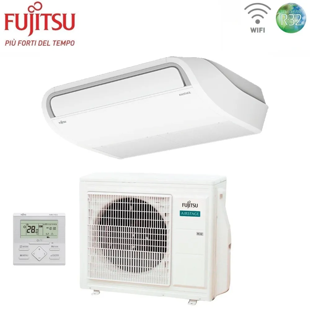 Condizionatore Fujitsu Soffitto serie KR ECO 24000 Btu ABEG24KRTA R-32 Monofase Wi-Fi Optional