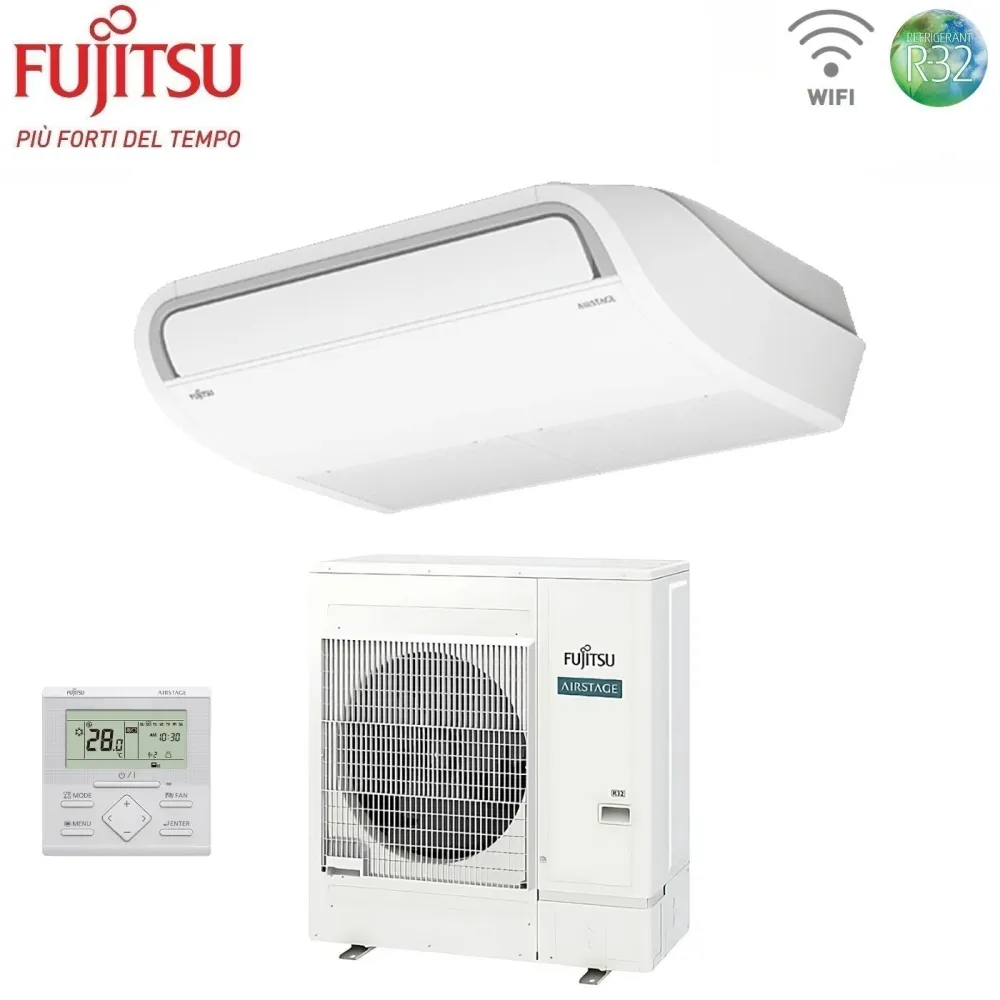 Condizionatore Fujitsu Soffitto serie KR ECO 45000 Btu ABEG45KRTA R-32 Monofase Wi-Fi Optional