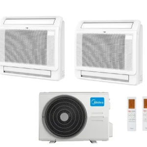 Condizionatore Midea Console Dual Split 12+18 btu con M3OA-27HFN8-Q R-32 Wi-Fi Optional