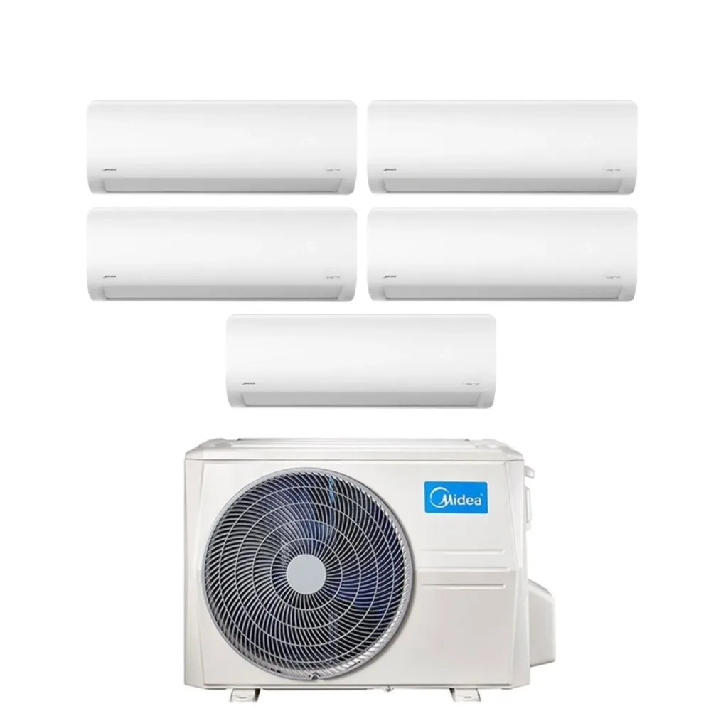 Condizionatore Midea Penta Split Inverter serie XTREME PRO 9+12+12+12+12 Btu con M5OE-42HFN8-Q R-32 Wi-Fi Integrato