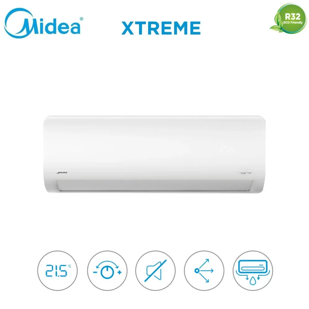 Condizionatore Midea Penta Split Inverter serie XTREME PRO 9+12+12+12+12 Btu con M5OE-42HFN8-Q R-32 Wi-Fi Integrato
