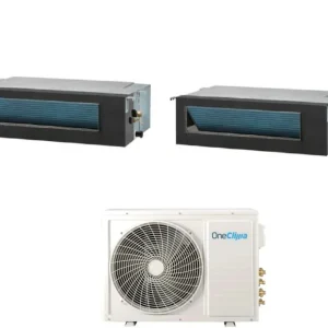 Condizionatore OneClima Dual Split Canalizzato 12+18 con MLT27x3/Y24 R-32 Wi-Fi Optional con Telecomando di Serie Incluso