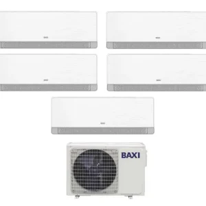 Condizionatore Penta Split Baxi SIDERA 9+9+12+12+12 con LSGT125-5M R-32 Wi-Fi Integrato