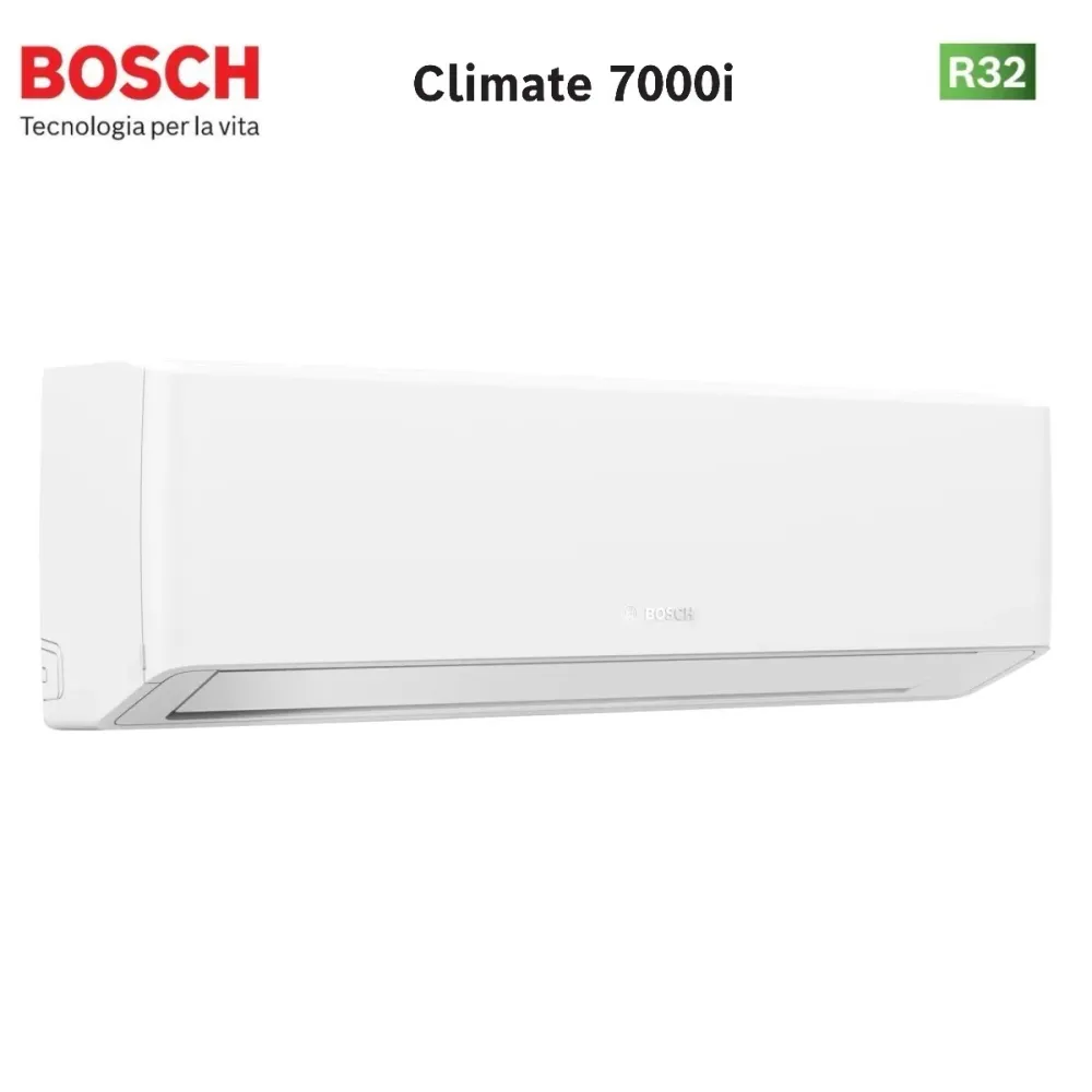 Condizionatore Penta Split Bosch CLIMATE 7000i WHITE 9+9+9+12+12 con 5000M 105/4 E R-32 Wi-Fi Integrato