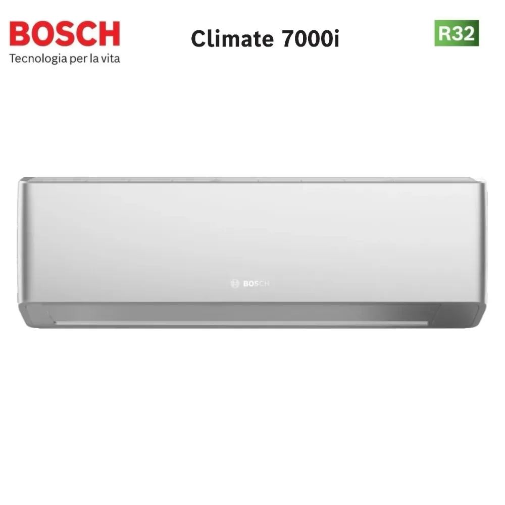 Condizionatore Penta Split Bosch CLIMATE 7000i SILVER 9+9+9+9+12 con 5000M 105/4 E R-32 Wi-Fi Integrato