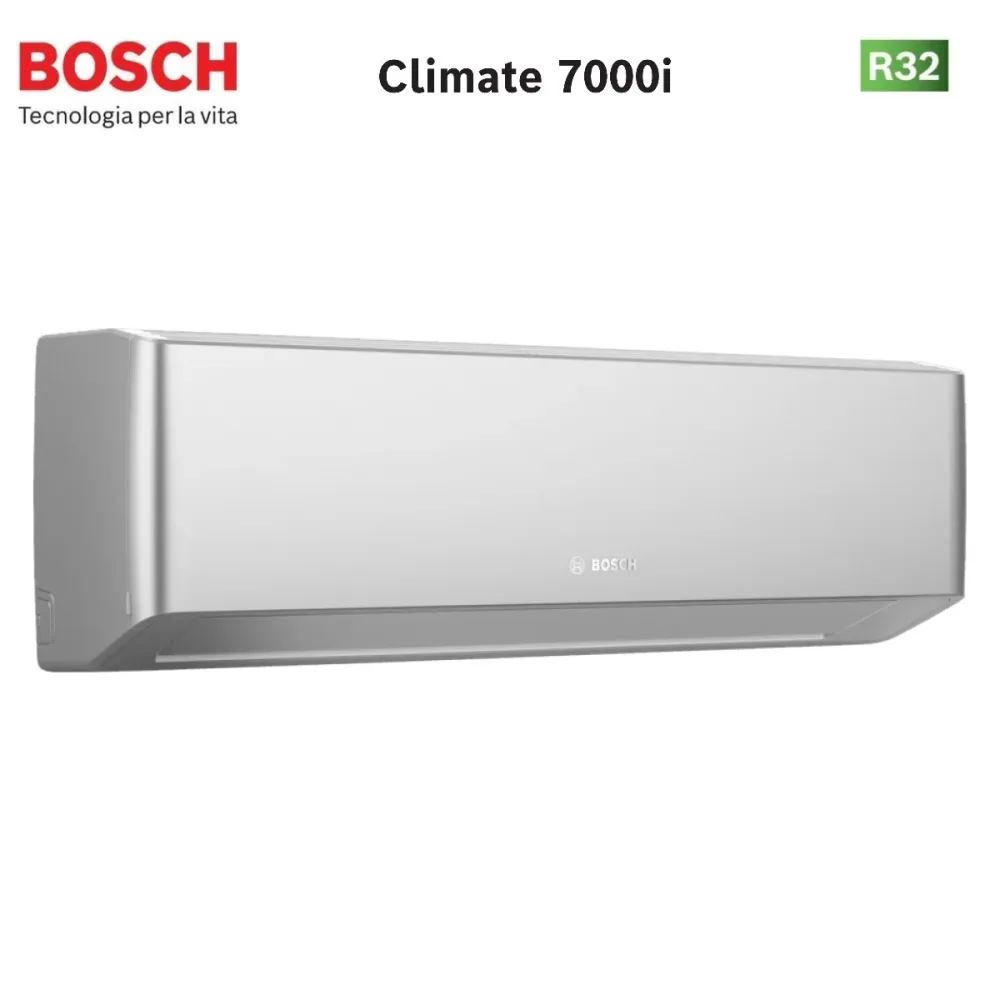 Condizionatore Penta Split Bosch CLIMATE 7000i SILVER 9+9+9+9+12 con 5000M 105/4 E R-32 Wi-Fi Integrato