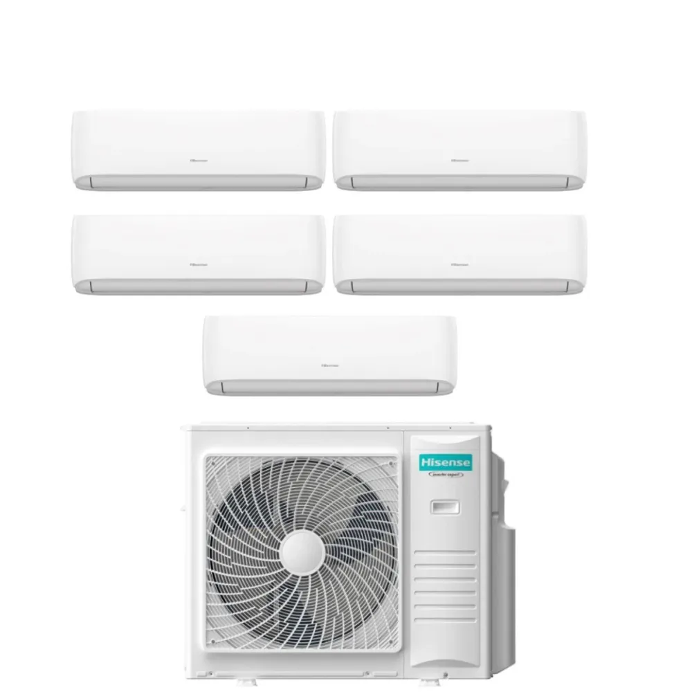 Condizionatore Penta Split Hisense Hi-Comfort 7+7+7+9+9 con 5AMW105U4RQC R-32 Wi-Fi Integrato