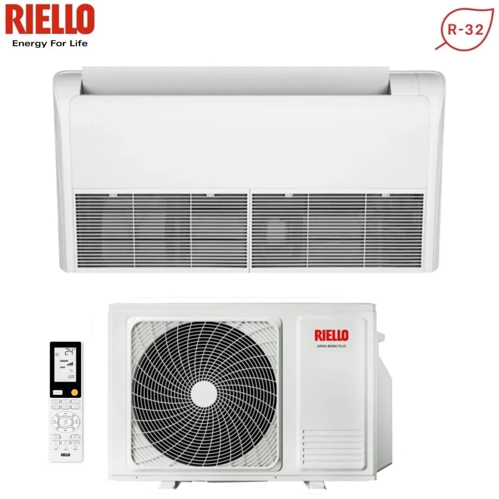 Condizionatore Soffitto/Pavimento Riello 18000 Btu AARIA MONO PLUS-I AMS 50 P R-32 con Telecomando Infrarossi