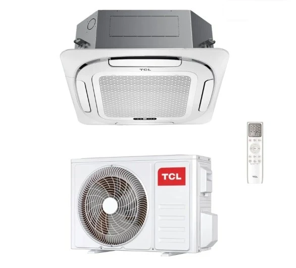 Condizionatore TCL Cassetta 4 vie Compact Inverter 9000 Btu R-32 Wi-Fi Optional