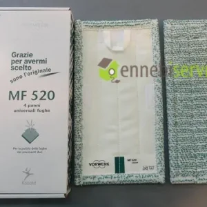Confezione 4 panni fughe universali lavapavimenti sp520/530 Vorwerk Folletto