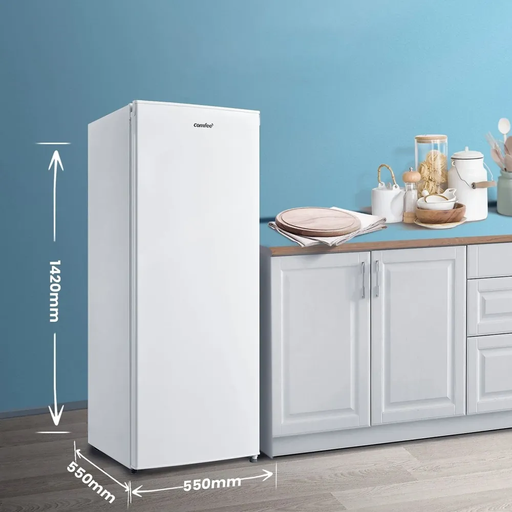 Congelatore Verticale Comfee RCU219WH2 160 Litri Classe E (A142xL55xP55) Bianco