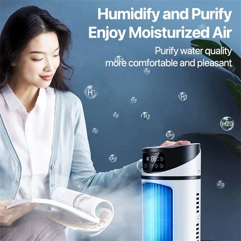 CoolBreeze Mini - Raffrescatore d'aria USB 3 1 con serbatoio d'acqua da 300 ml