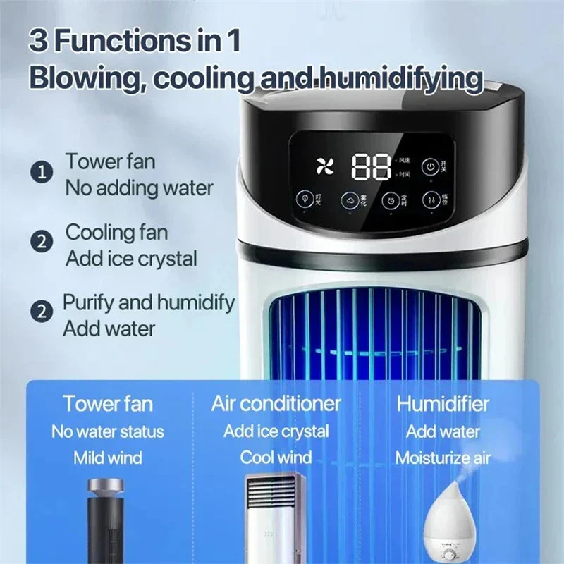 CoolBreeze Mini - Raffrescatore d'aria USB 3 1 con serbatoio d'acqua da 300 ml