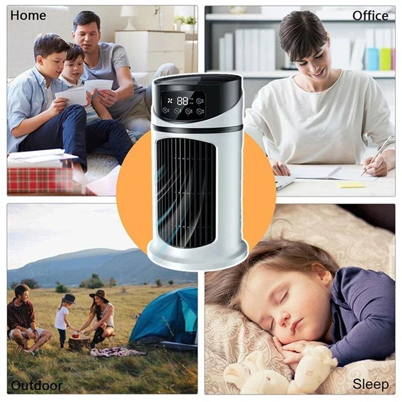 CoolBreeze Mini - Raffrescatore d'aria USB 3 1 con serbatoio d'acqua da 300 ml