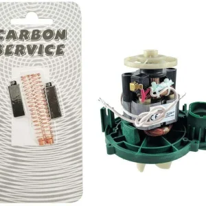 Coppia Carboncini Motore Spazzole per Vorwerk Folletto VK120 VK121 VK122
