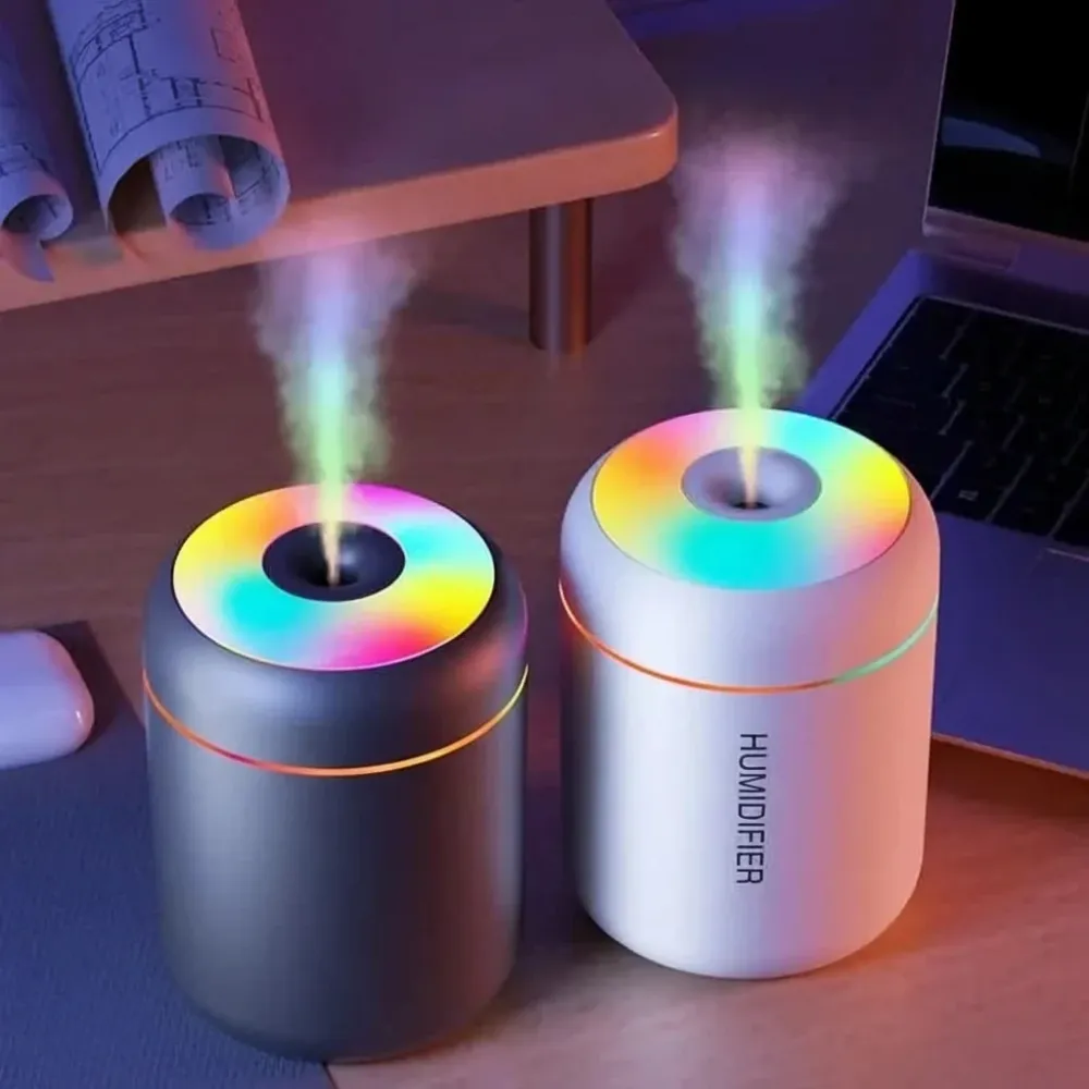 AromaMist Mini – Umidificatore USB da 180ml con illuminazione LED Cozey Maison
