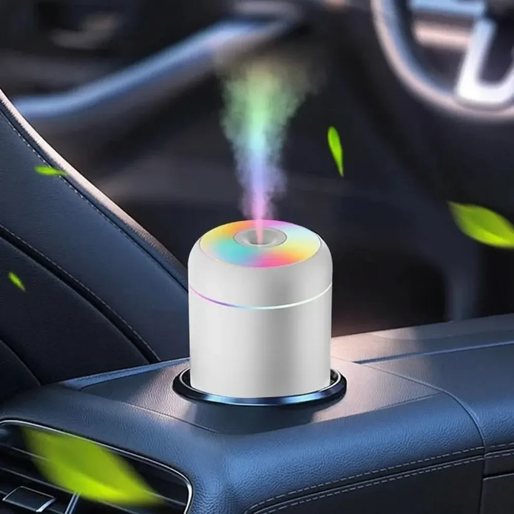 AromaMist Mini – Umidificatore USB da 180ml con illuminazione LED Cozey Maison