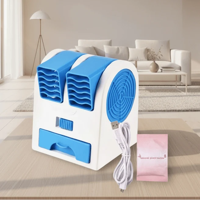 COOLBREEZE – Mini condizionatore USB con funzionamento silenzioso e doppia uscita d'aria Cozey Maison