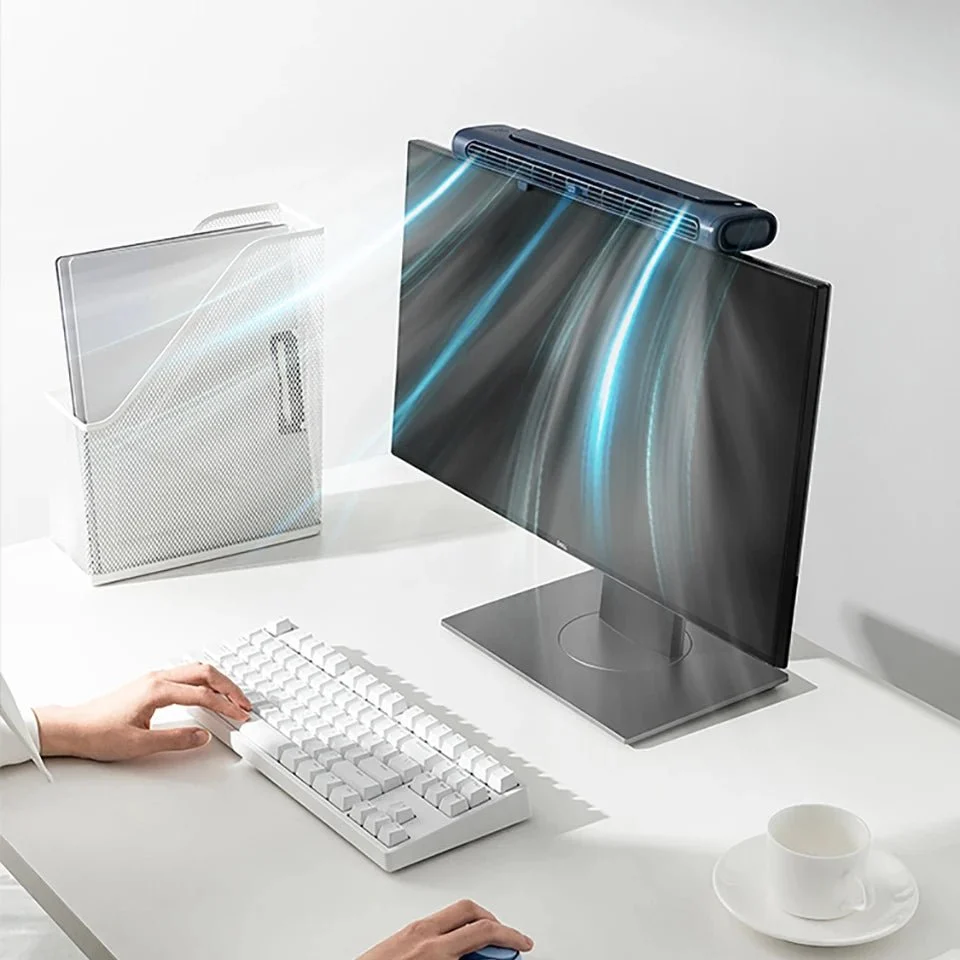 COOLMORA – Condizionatore da tavolo e ventilatore USB senza pale per un flusso d'aria rinfrescante quotidiano Cozey Maison