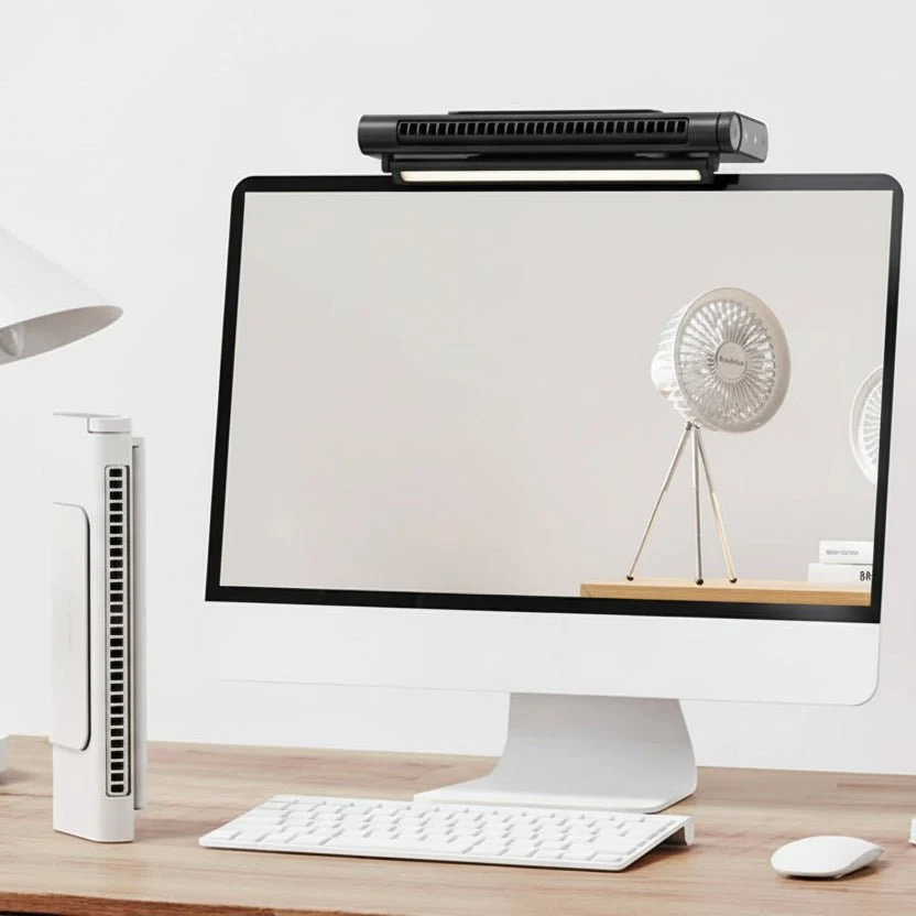 COOLMORA – Condizionatore da tavolo e ventilatore USB senza pale per un flusso d'aria rinfrescante quotidiano Cozey Maison