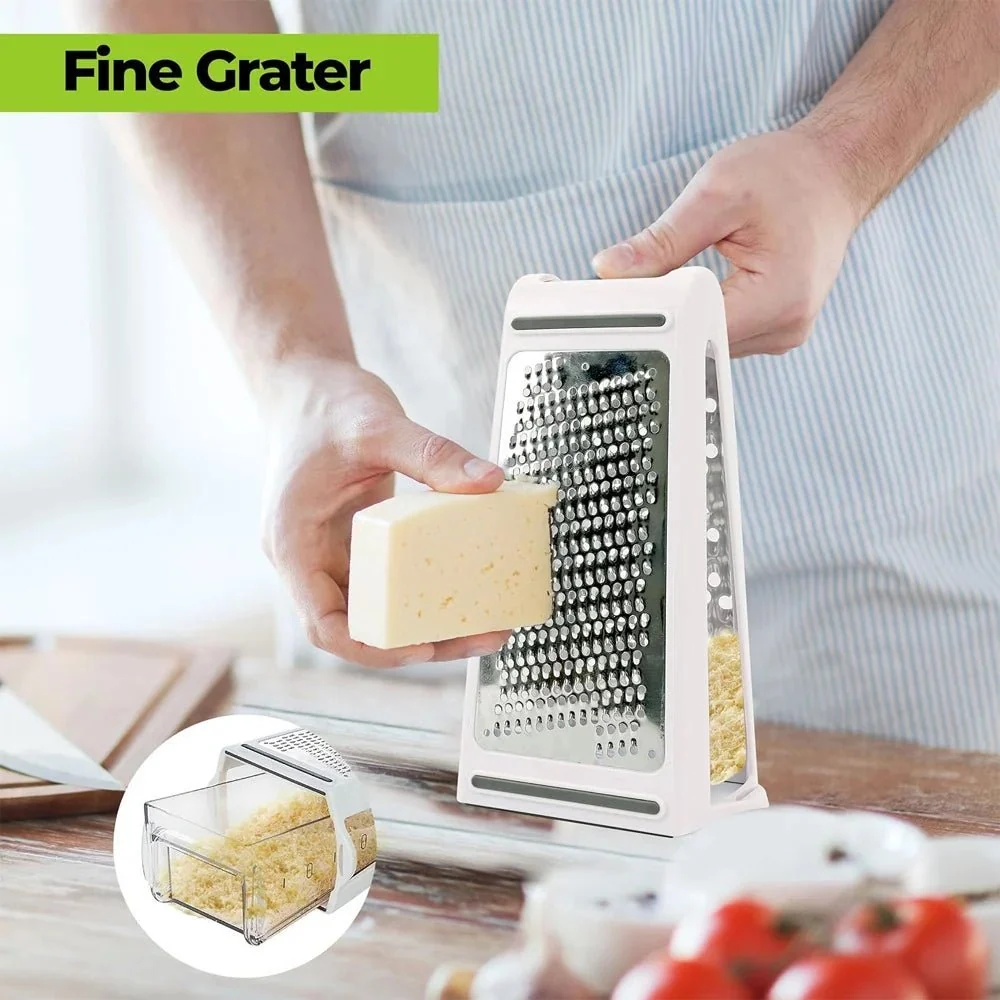GRIND FORCE – Grattugia acciaio inox doppia faccia per una preparazione cucina senza sforzo Cozey Maison