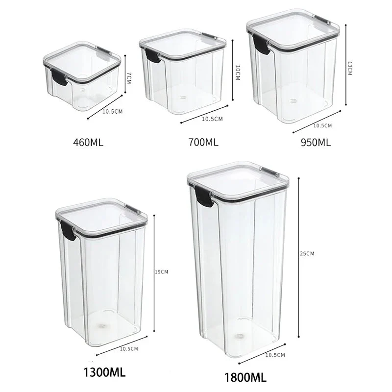 KEEPURA – Set di contenitori per alimenti sigillati e ecologici per cucine fresche e organizzate Cozey Maison