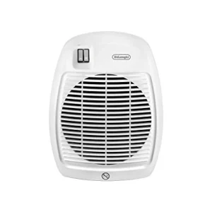 De'Longhi Termoventilatore HVA 0220, Solamente per Riscaldamento, 1000/2000 W, Per stanze fino 60 m³, Bianco