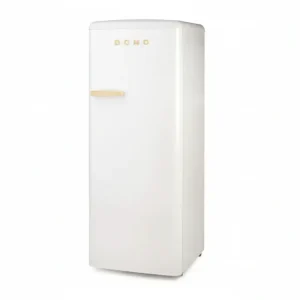 DOMO Frigorifero Mono Porta Retro' Vintage DO91709R Bianco 144 cm CL. D
