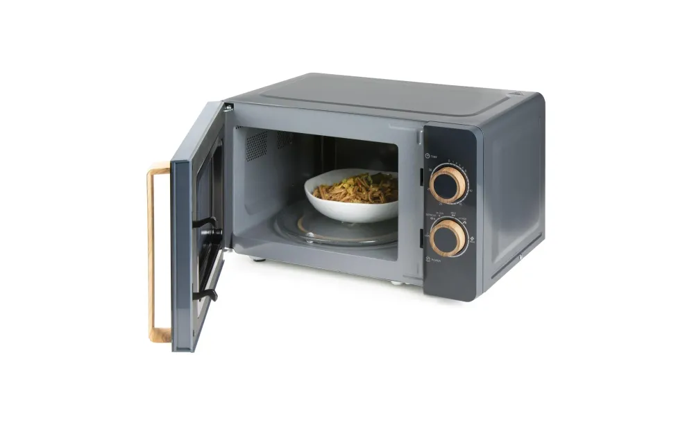 Domo Microonde Solo DO3320 – 20 l – 700 W – nero/legno
