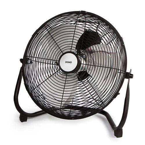 Domo Ventilatore da pavimento DO8134 – 35 cm, 3 velocità, oscillante, nero