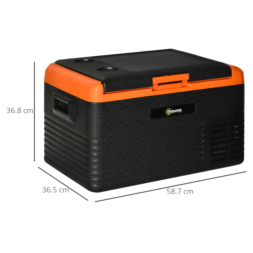 EASYCOMFORT Frigo Portatile da 30L con Display, Compressore e Maniglie, 58.7x36.5x36.8cm