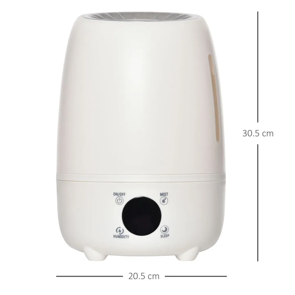 EASYCOMFORT Umidificatore Ultrasuoni da 4.8L per Ambienti Fino 40?, 3 Modalità di vaporizzazione, 8-12 Ore di Durata, Disp...