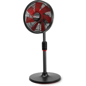 Einhell Ventilatore da pavimento GE-CF 18/320 P Li-Solo – 30 cm, oscillante, 18 W, Nero