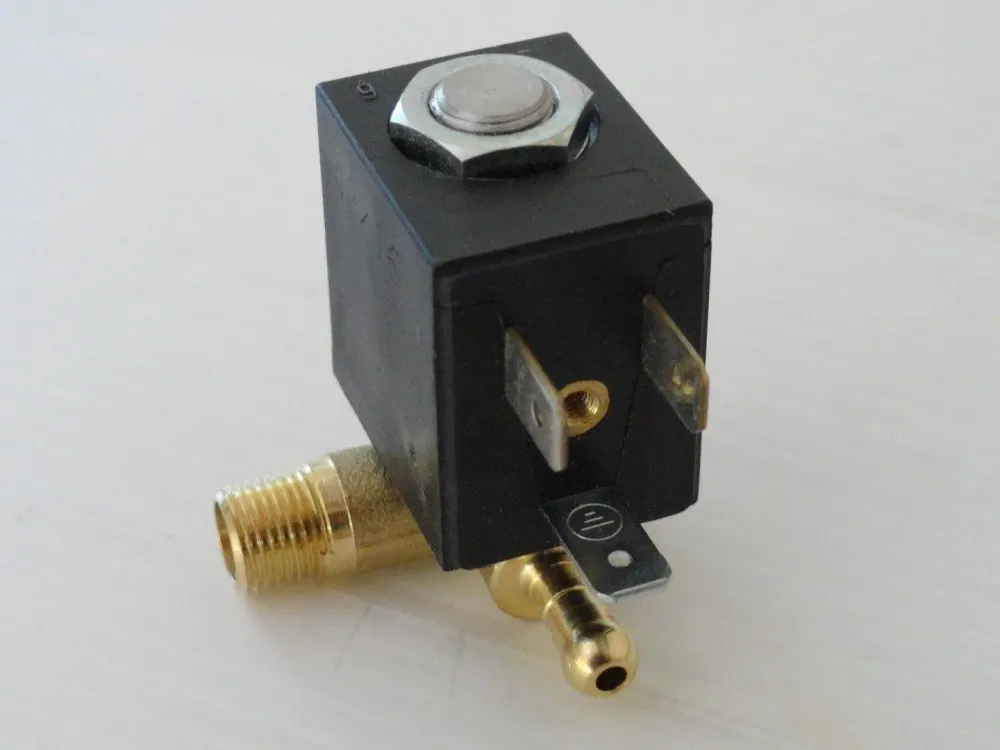 Elettrovalvola uscita destra 4w 90° attacco maschio 4423 en2 fil. cil. 1/8 g c/sede filtro per Polti unico