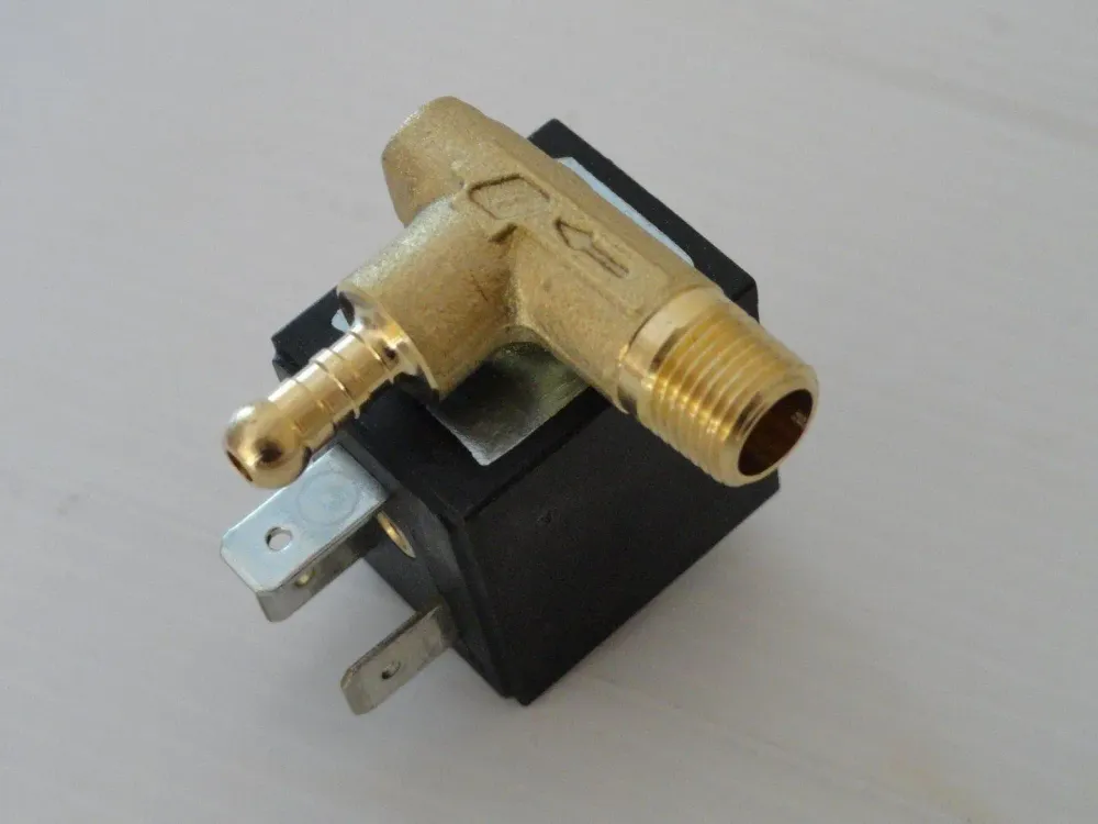 Elettrovalvola uscita destra 4w 90° attacco maschio 4423 en2 fil. cil. 1/8 g c/sede filtro per Polti unico