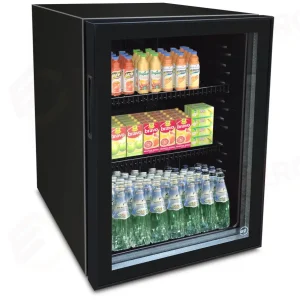 ESPOSITORI FRIGO PER BEVANDE - COUNTER 68 GLASS BLACK - IARP