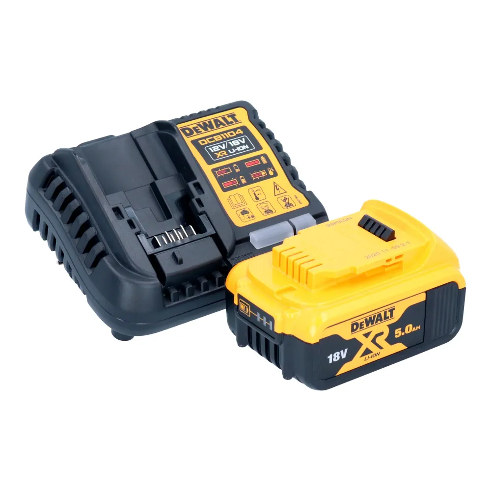 Estrattore universale batteria DeWalt DWH 161 P1 18 V 0,21 l senza spazzole + 1x batteria ricaricabile 5,0 Ah + caricabatt...