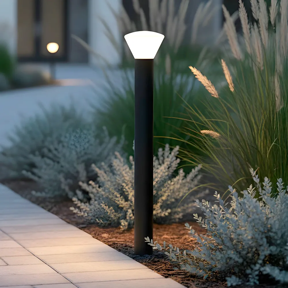 Fanale LED per esterni "Digos" 100 cm 5 W 220 V CA 3000 °K Nero
