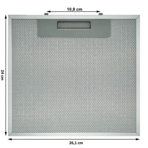Filtro antigrasso metallo cappa aspirante Faber Roblin 133.0018.458